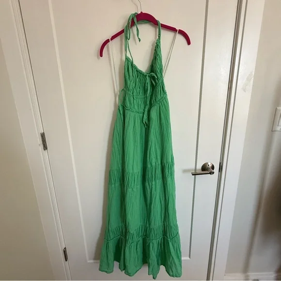 Free People Taking Sides Maxi | Green | Size M - Picture 5 of 6